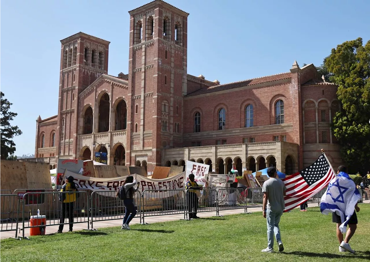 Clashes at UCLA campus around pro-Palestinian protests