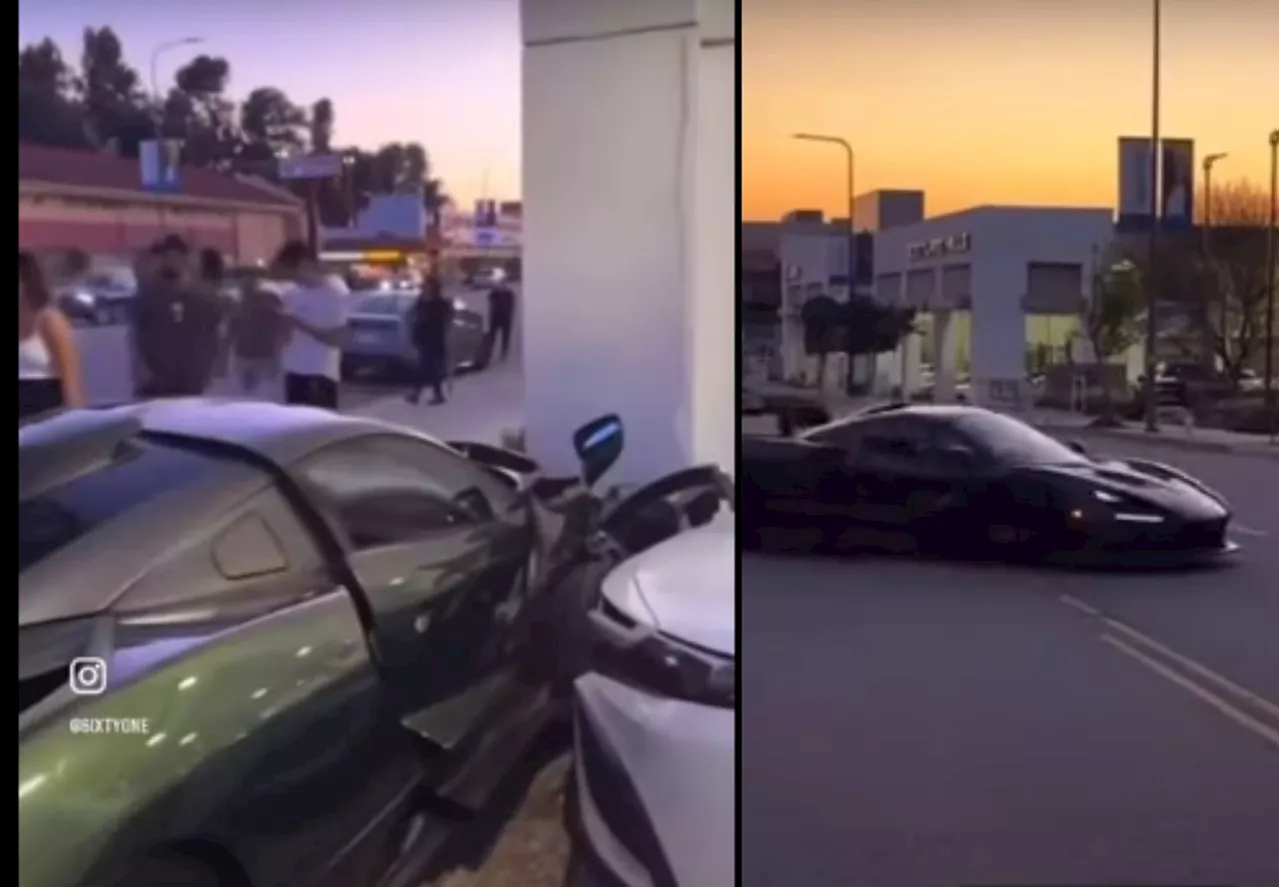 WATCH: R30m McLaren Senna crashes while trying to show off