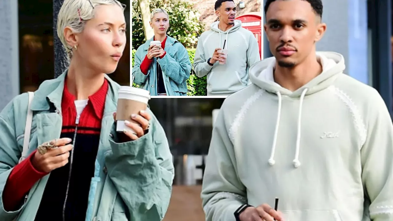 England star Trent Alexander-Arnold spotted with Jude Law’s Christian Dior model daughter Iris on stroll i...