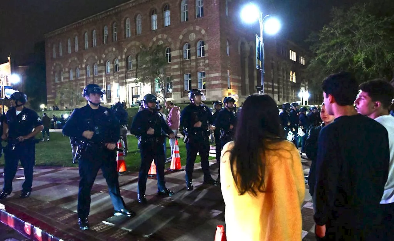 Police Arrive at UCLA Amid Clashes Between Pro-Palestinian and Pro-Israeli Protesters