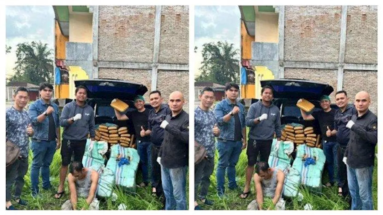 Detik-detik Oknum Polisi di Sumbar Ditangkap BNNP, Bawa Ganja 141 Kg atas Perintah Tahanan Lapas