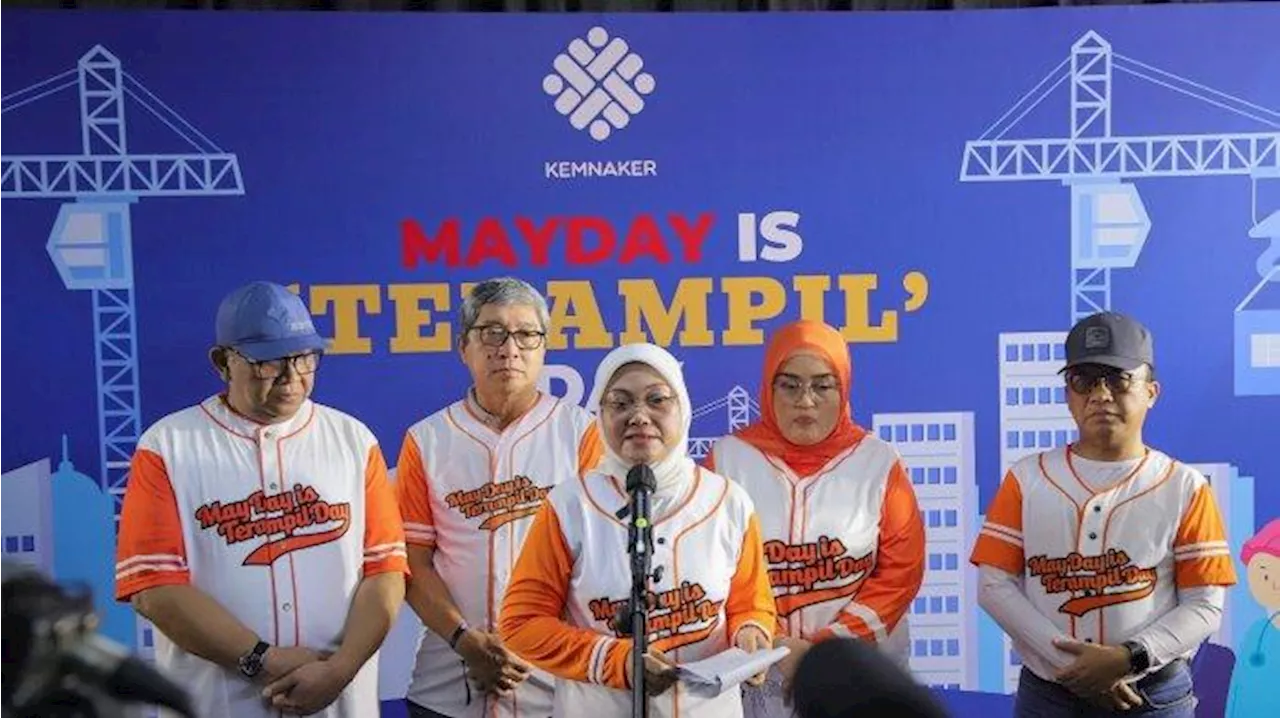 May Day 2024, Menaker Ida Fauziyah Ajak Buruh Tingkatkan Kompetensi dan Daya Saing