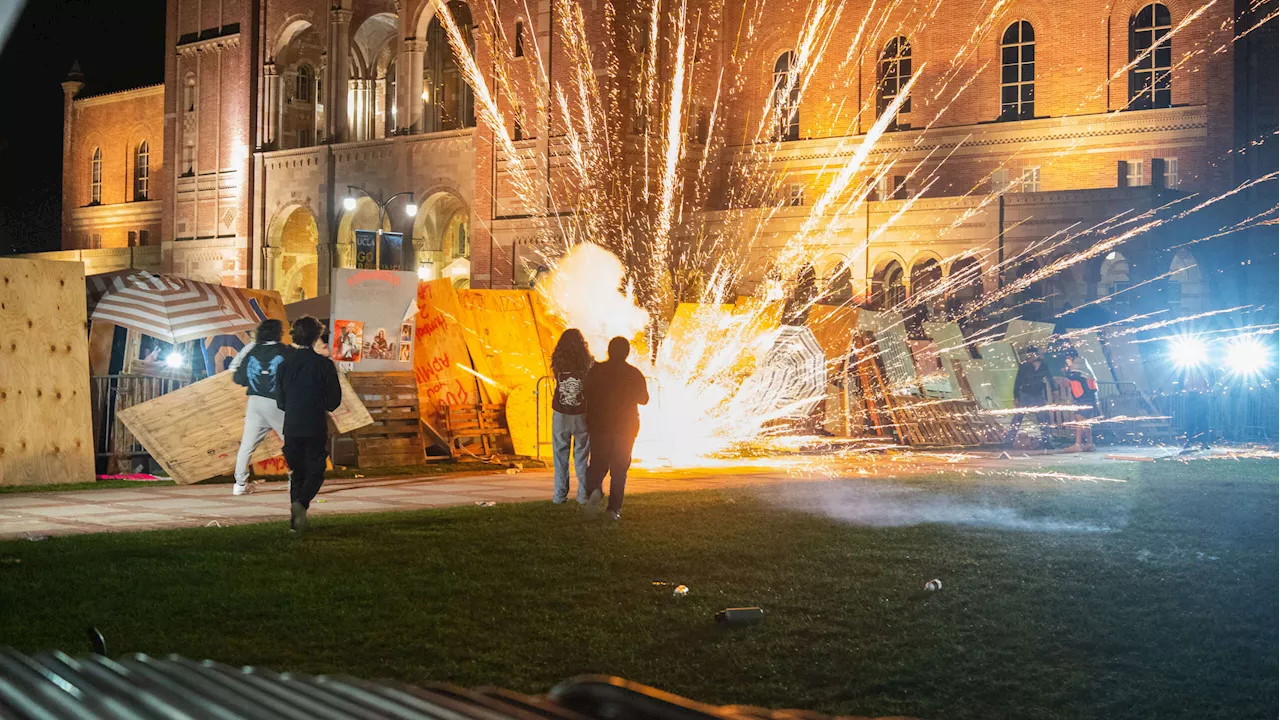 Pro-Israel Mob Attacks Students in Violent Assault on Encampment at UCLA