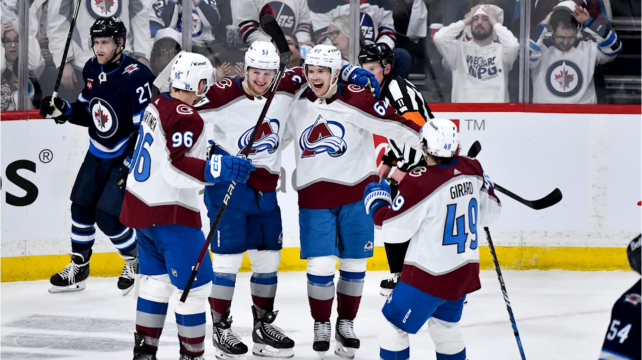 Avalanche eliminate Jets with Game 5 victory in Winnipeg