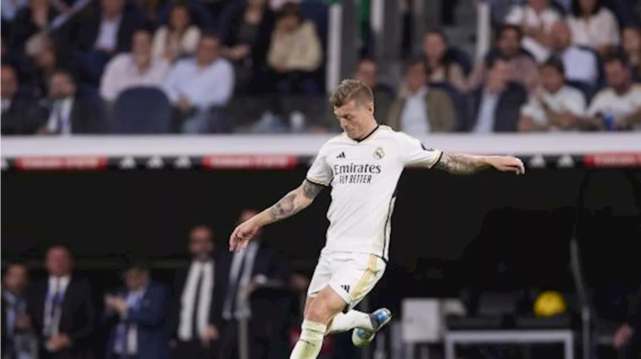 Real, Kroos: 'Giocare insieme a Mbappé, Vinicius e Bellingham? Non sono affari miei'