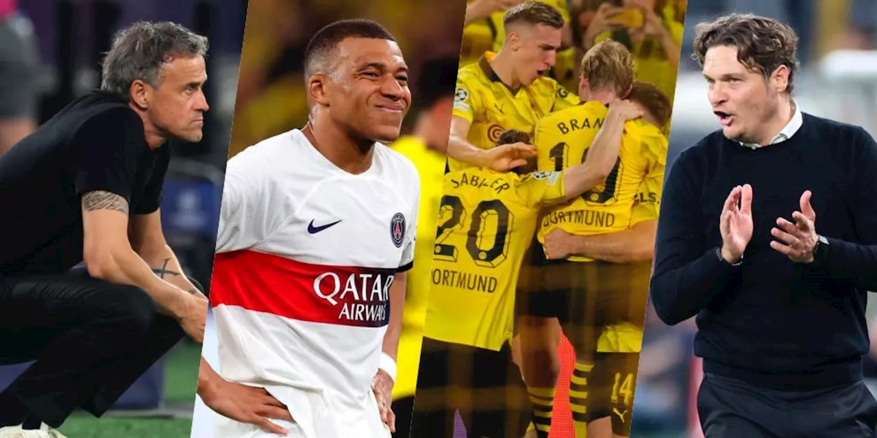 Il Dortmund stende il Psg: Mbappé resta a secco, Fullkrug gol, Luis Enrique ko