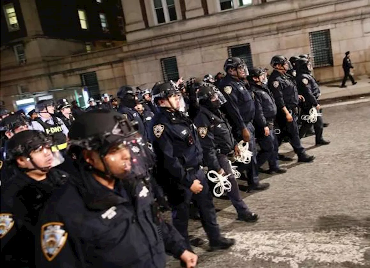 Más de 100 detenidos deja operativo policíaco en Universidad de Columbia