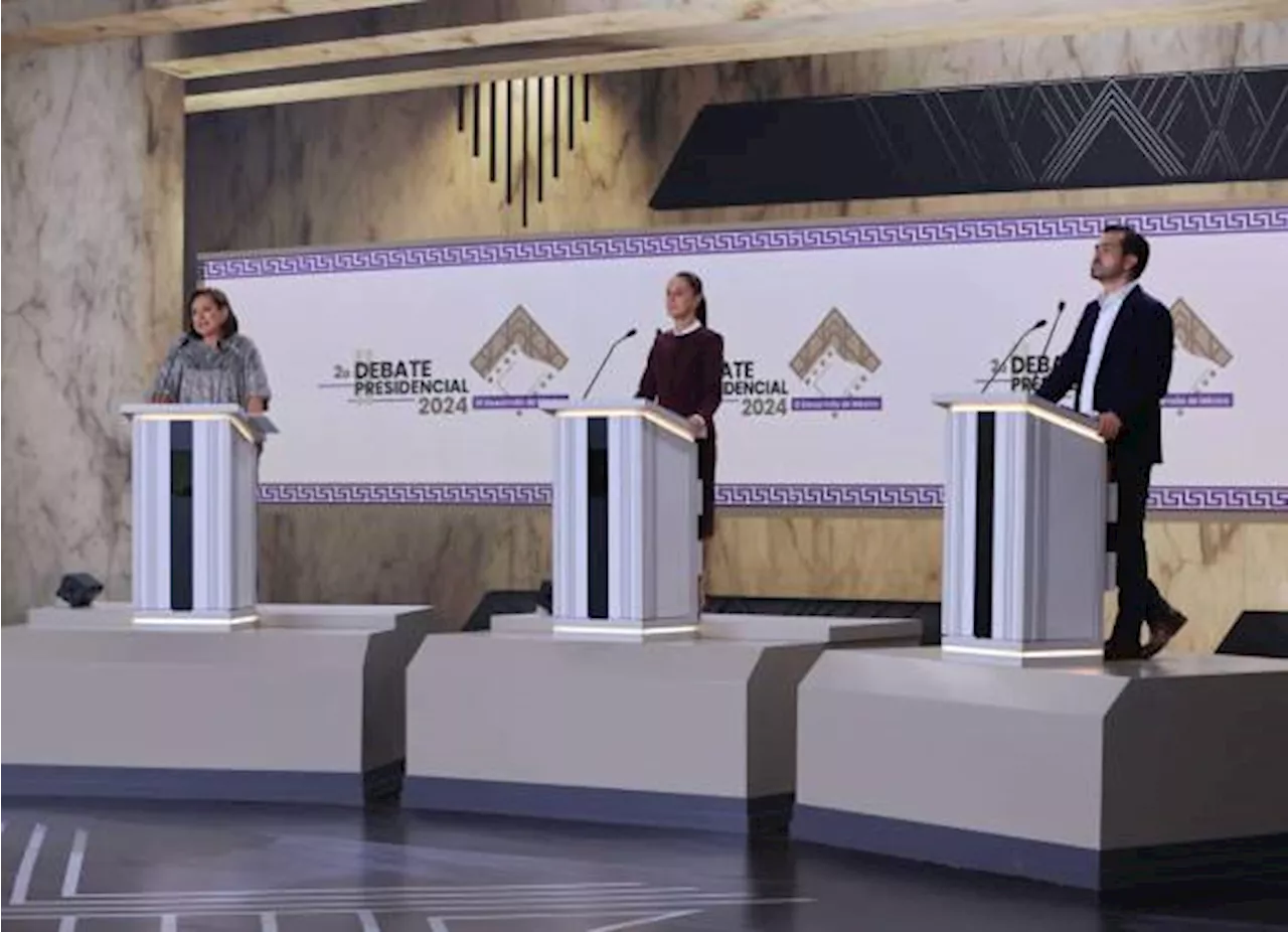 Segundo debate presidencial 2024 con el rating más alto de la historia de México