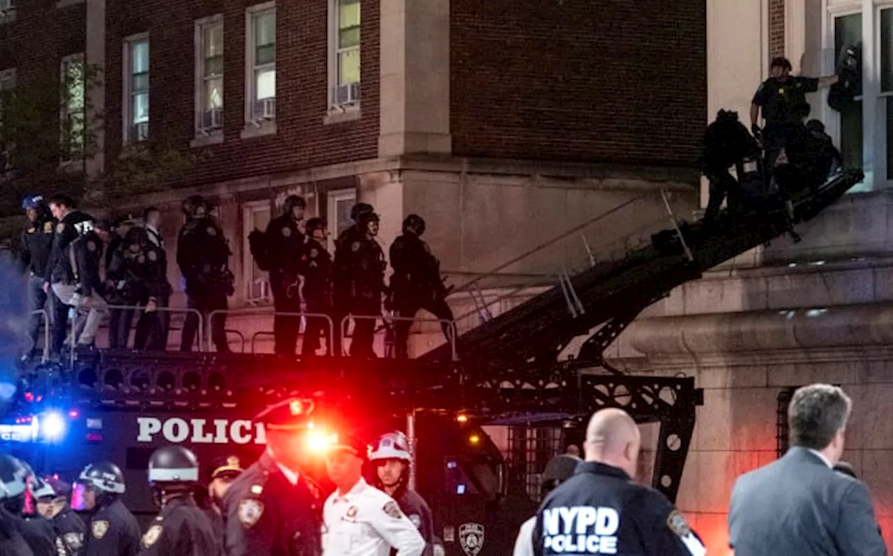 Police in riot gear arrive on UCLA campus, where pro-Palestinian and pro-Israeli clashed