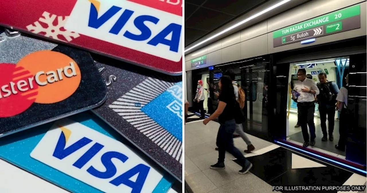 M'sians Can Now Pay Using Debit or Credit Cards at All LRT, MRT, BRT & Monorail Stations