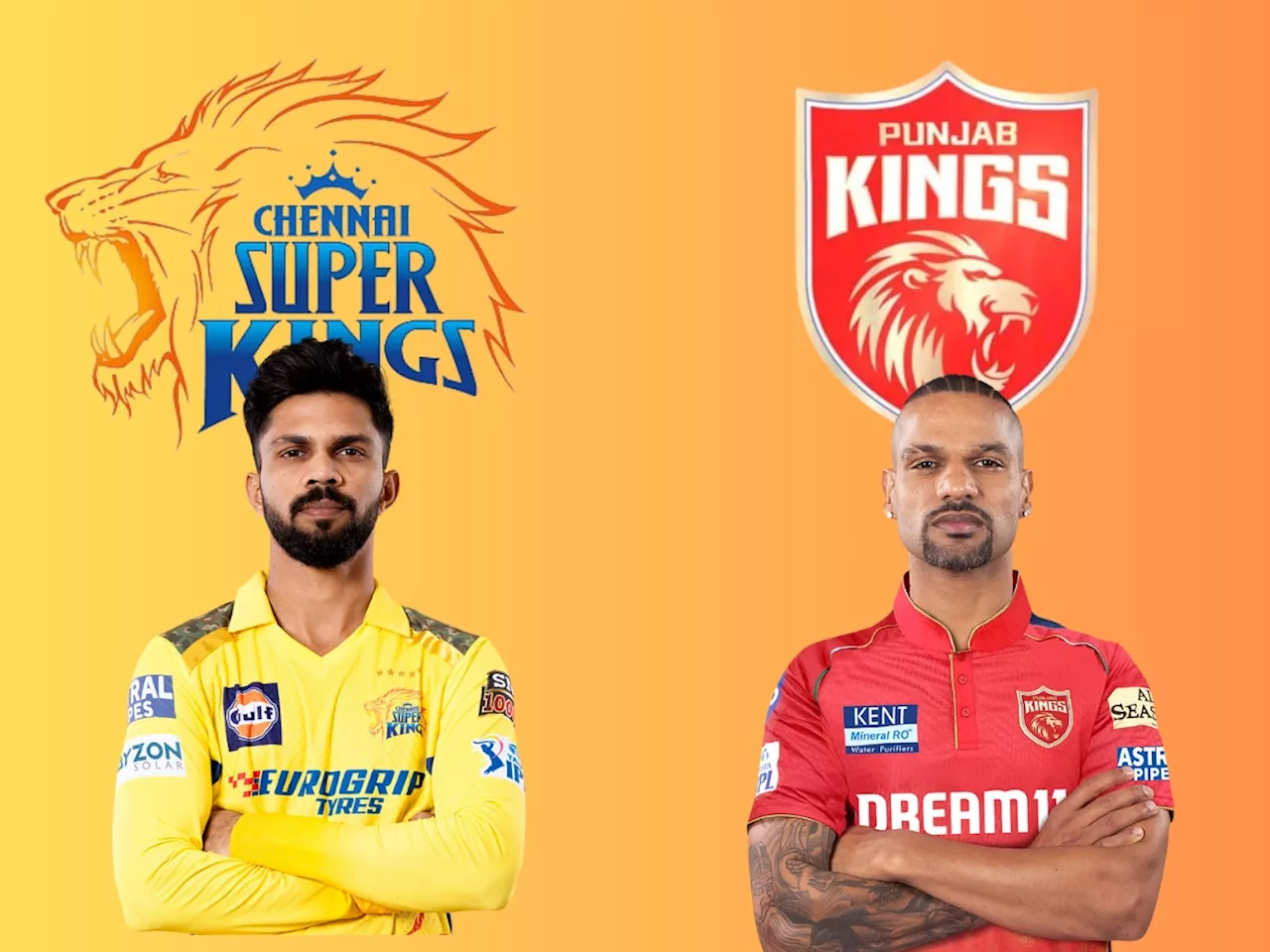 CSK vs PBKS Live Score IPL 2024 : चेन्नईकडून रहाणे आणि गायकवाडची दमदार सुरूवात