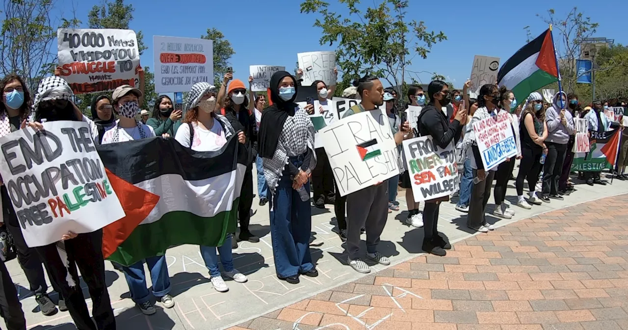 CSU San Marcos protesters join calls for Israel divestment