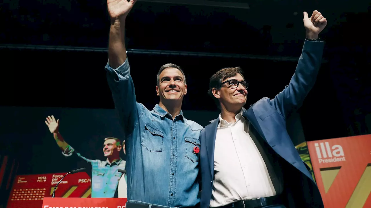 Cierre de la campaña catalana, en directo | Los líderes nacionales arropan a sus candidatos en el final de la campaña