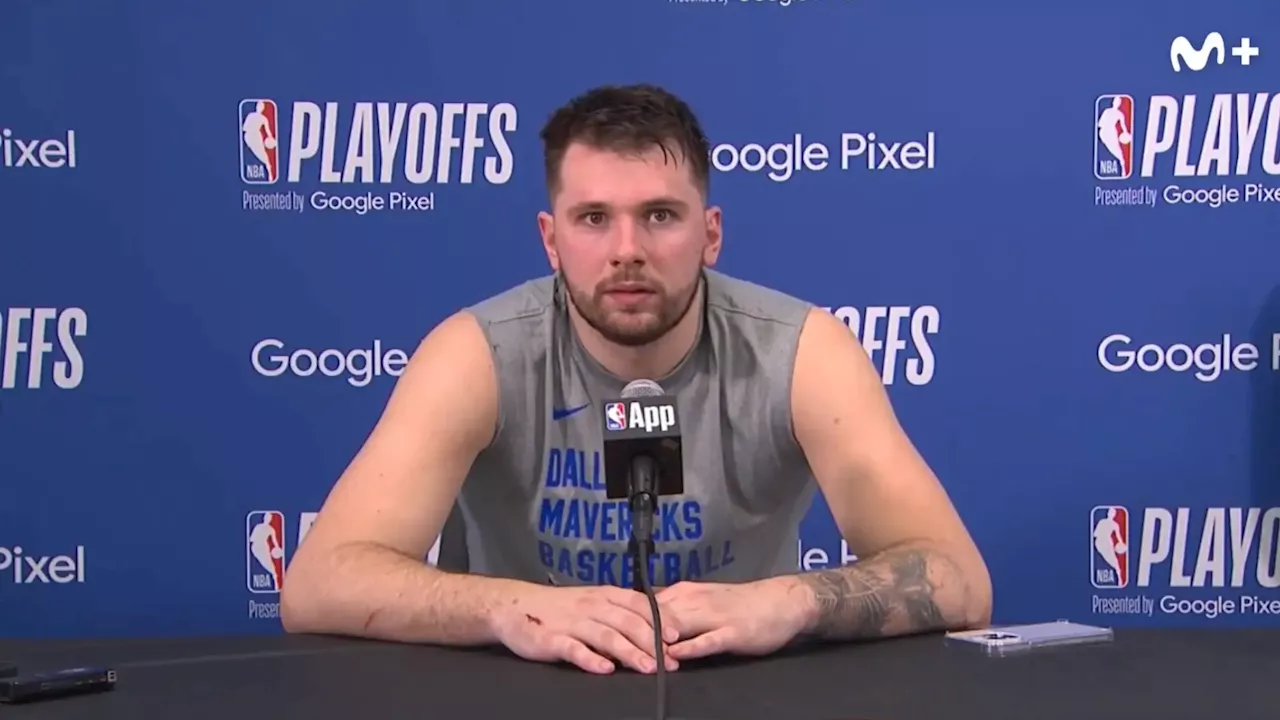 La rueda de prensa de Luka Doncic, interrumpida por gemidos sexuales: su reacción es increíble