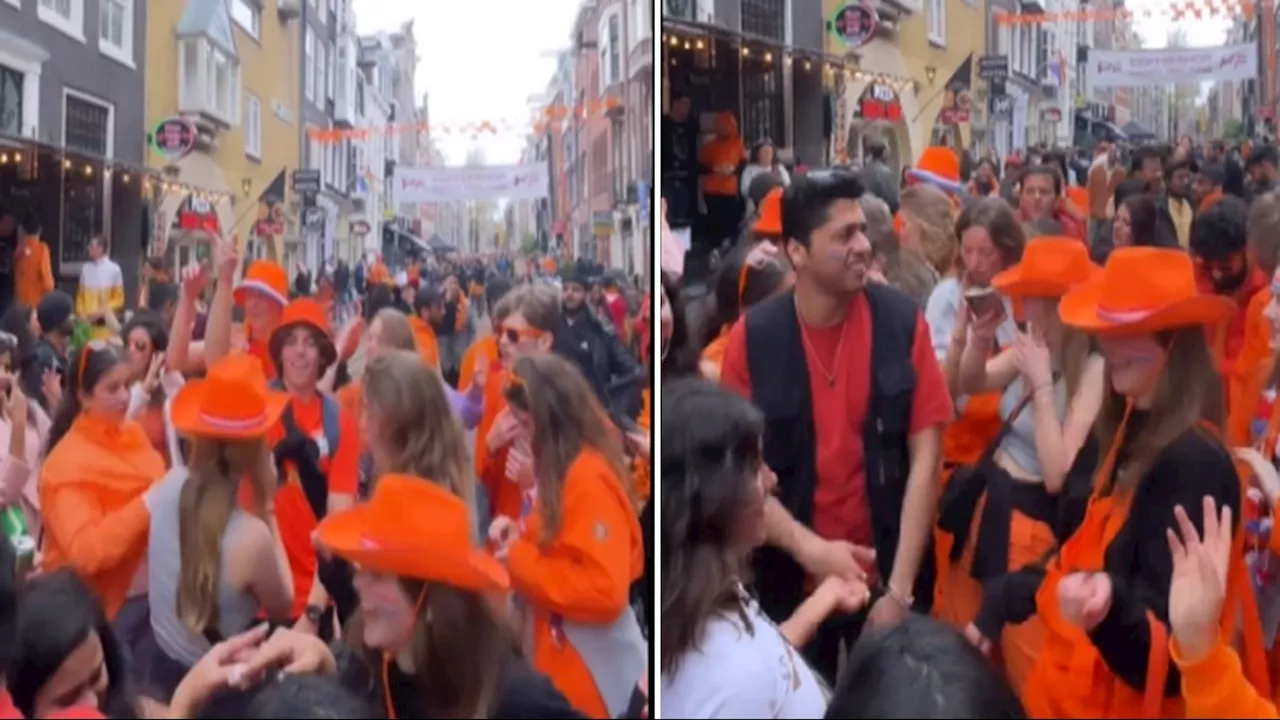 Amsterdam में गूंजा 'तेरी आंख्या का यो काजल...', सपना चौधरी के गाने पर नाचे अंग्रेज, VIDEO