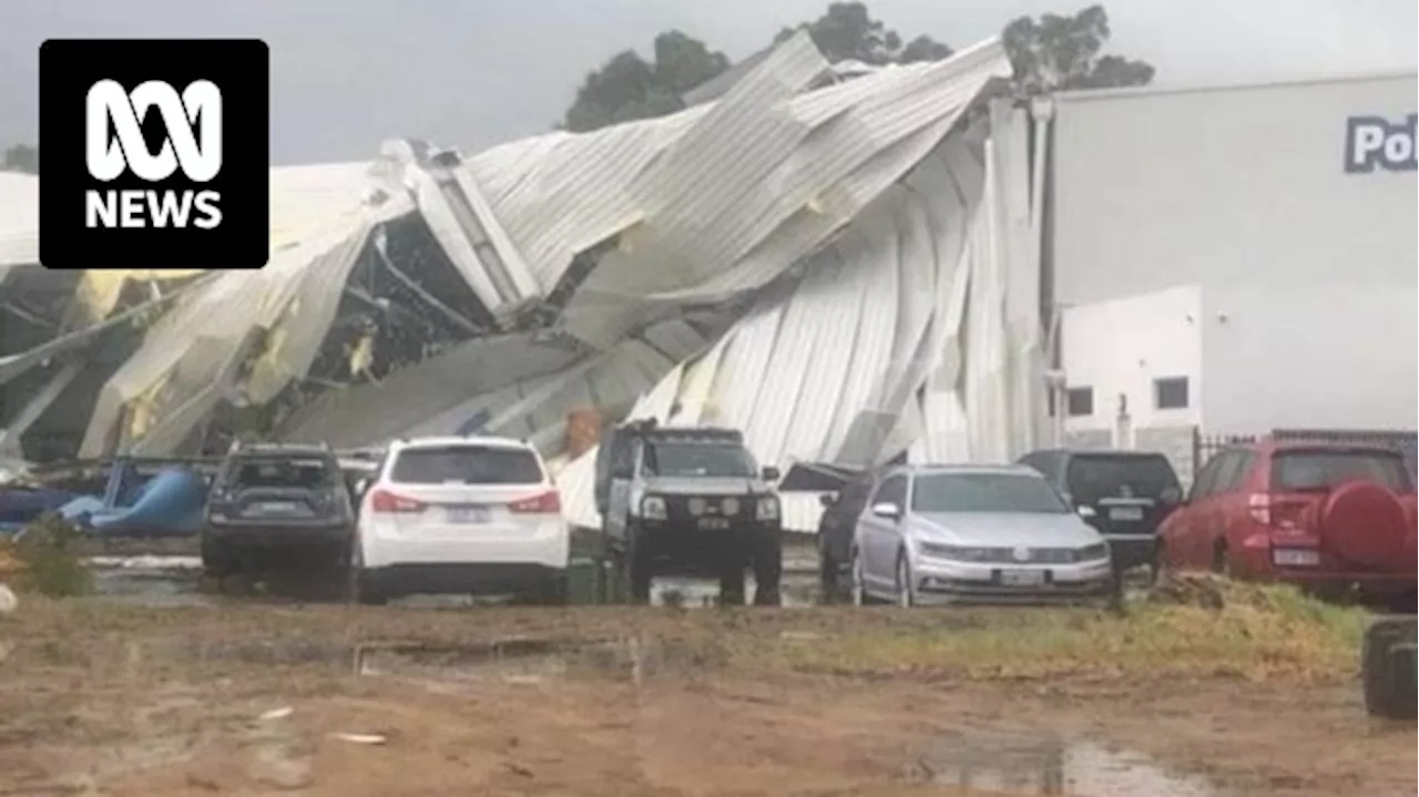 Tornado rips through Bunbury, two people rushed to hospital