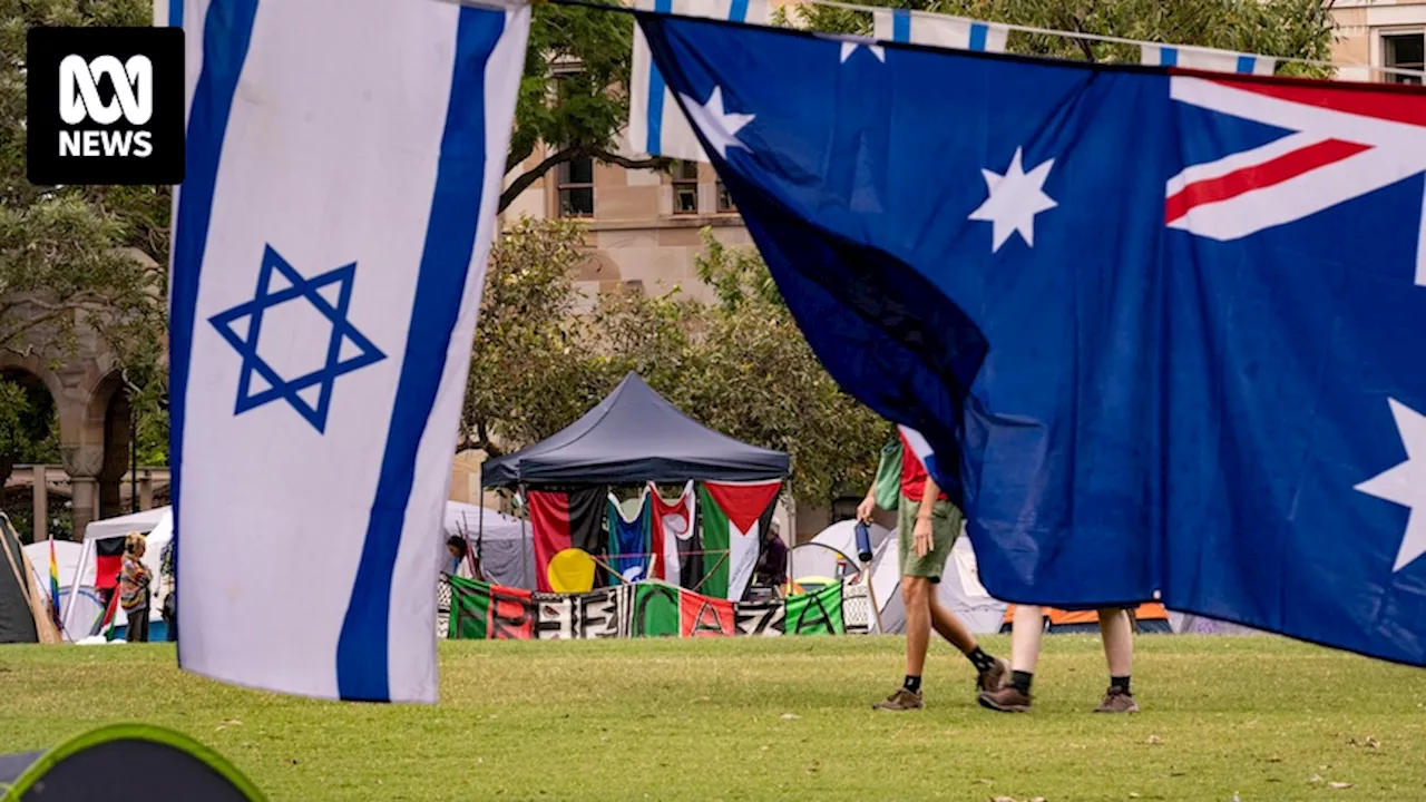 University of Queensland denies link between urine vandalism and Israel-Palestine campus protests