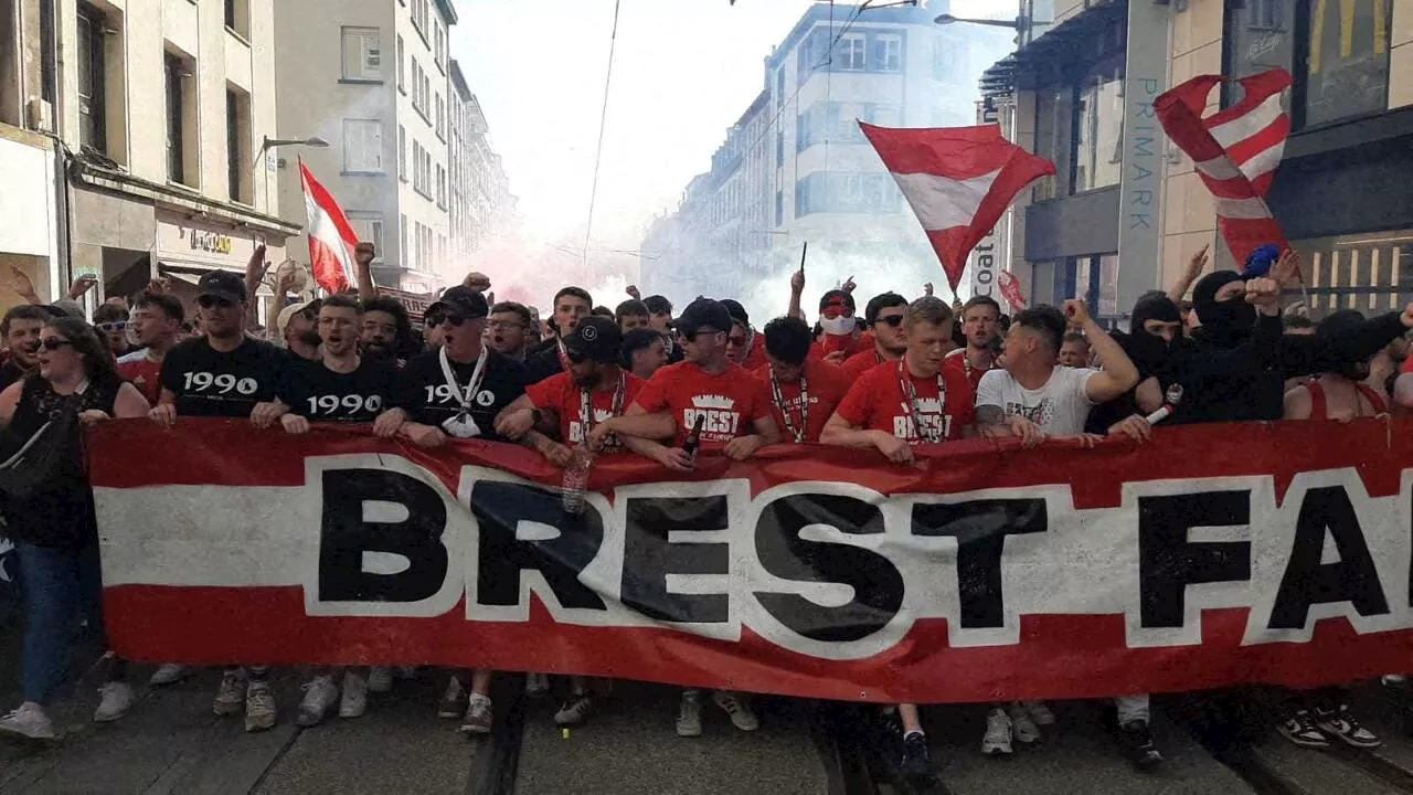 Reims : la fête démarre, en route pour le stade Francis-Le Blé à Brest