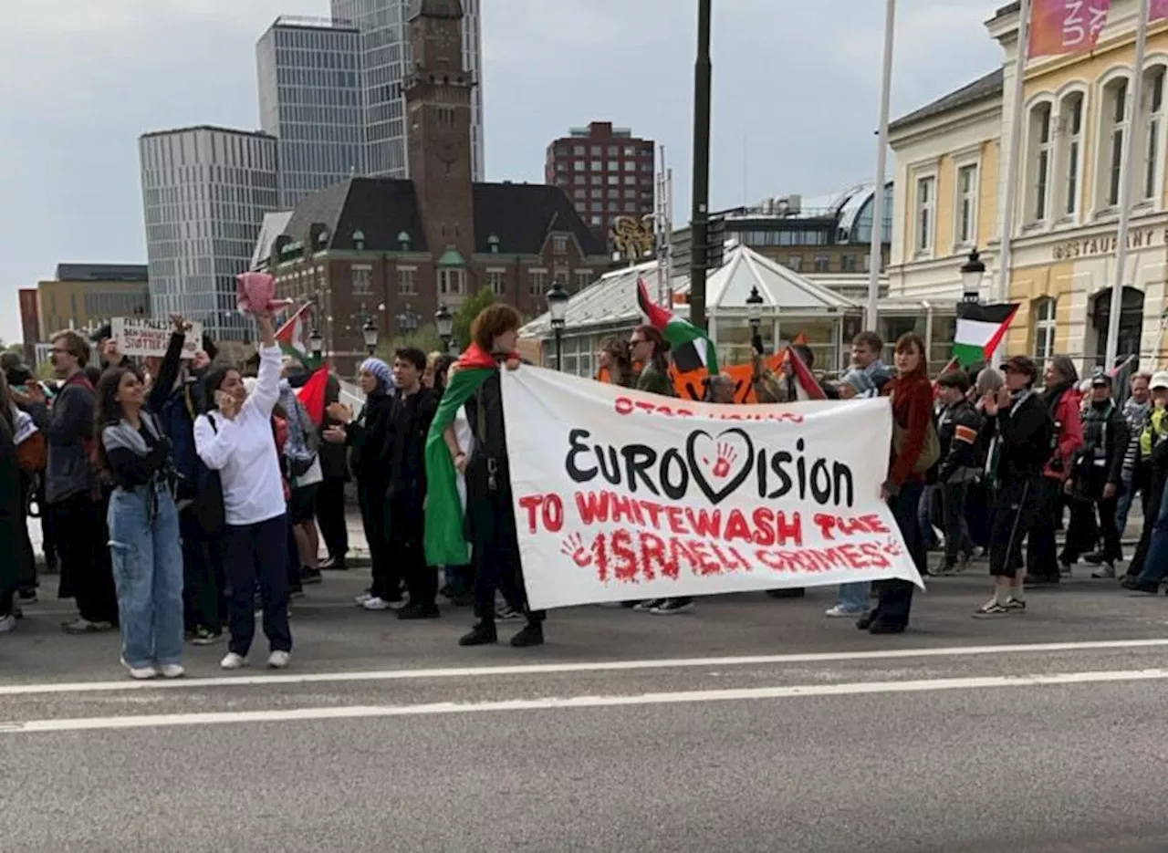 Eurovision 2024, Malmo in piazza contro Israele: manifestazione con migliaia di persone