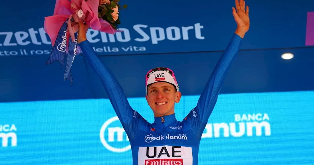 Giro d'Italia: Pogacar vince la cronometro di Perugia