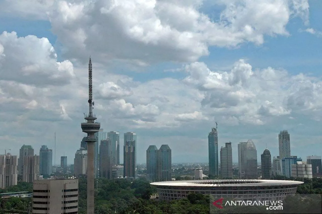 BMKG prakirakan Jakarta cerah berawan pada Sabtu pagi hingga malam