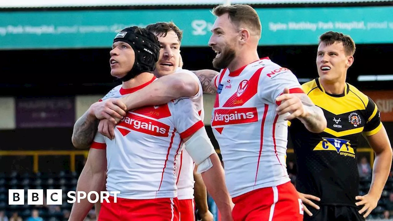 Super League: Castleford Tigers 4-60 St Helens