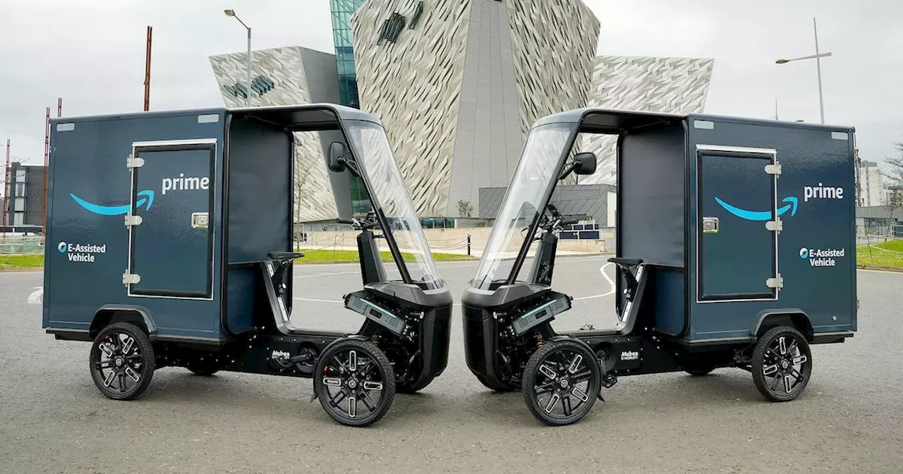 Amazon introduce first electric cargo bikes in Northern Ireland