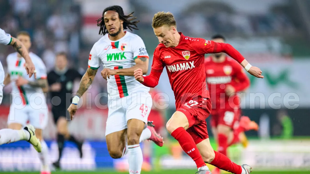  VfB Stuttgart - FC Augsburg kommt gegen Stuttgart glimpflich davon