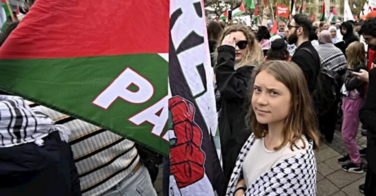 Greta Thunberg Joins Mass Anti-Israel Protest at Eurovision Song Contest