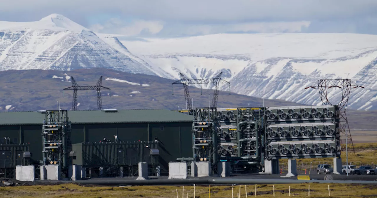 'Mammoth' carbon capture facility launches in Iceland, expanding one tool in the climate change arsenal