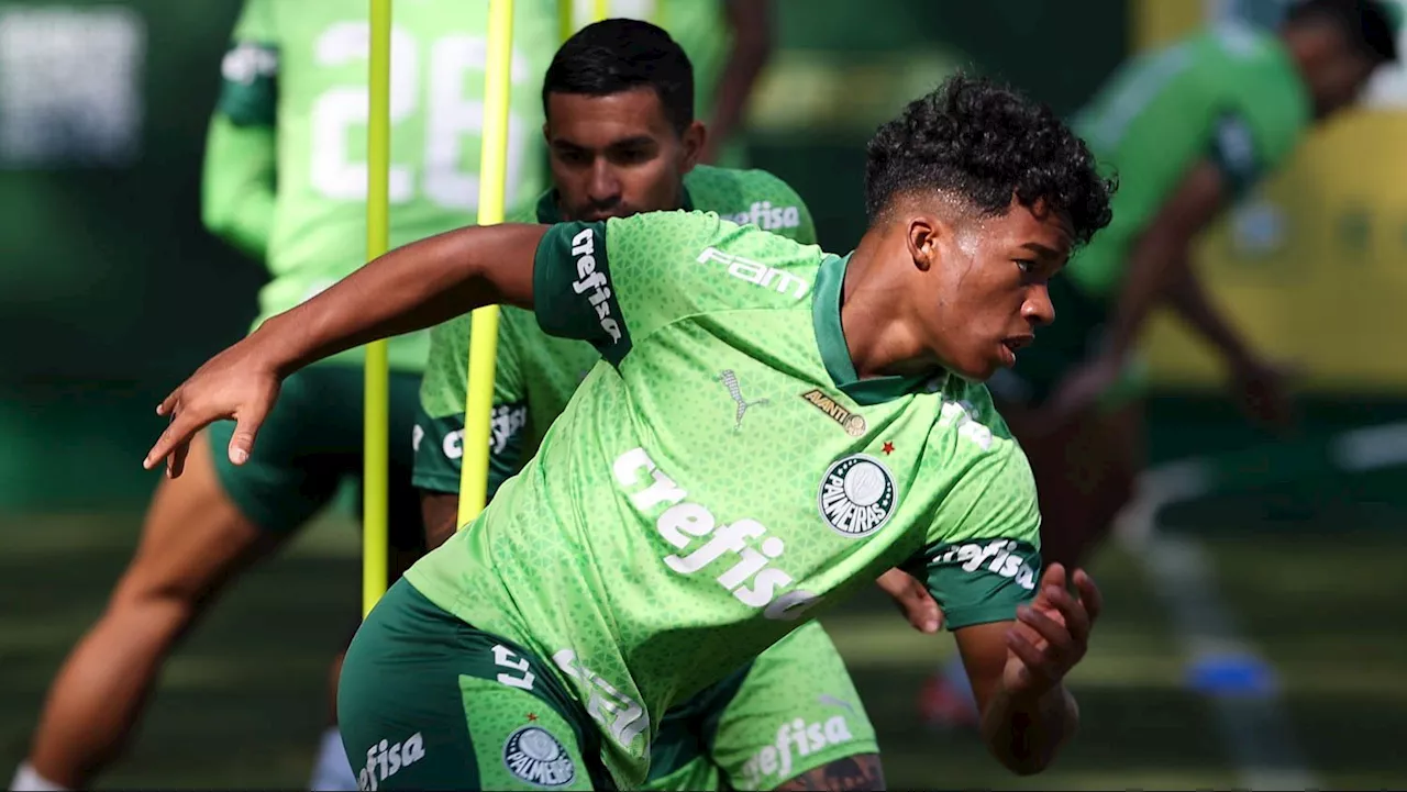 Convocado para Copa América, Endrick se despede do Palmeiras contra Atlético-MG