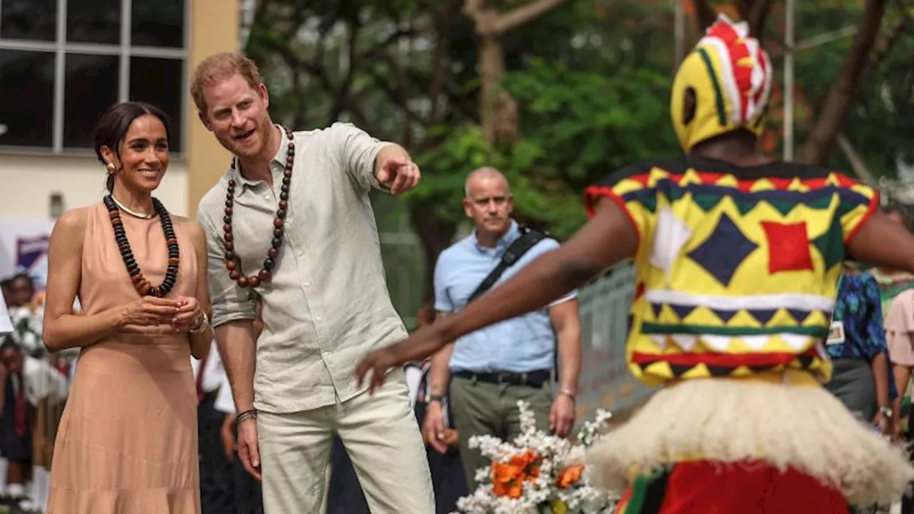 Prince Harry and Meghan arrive in Nigeria for three-day visit