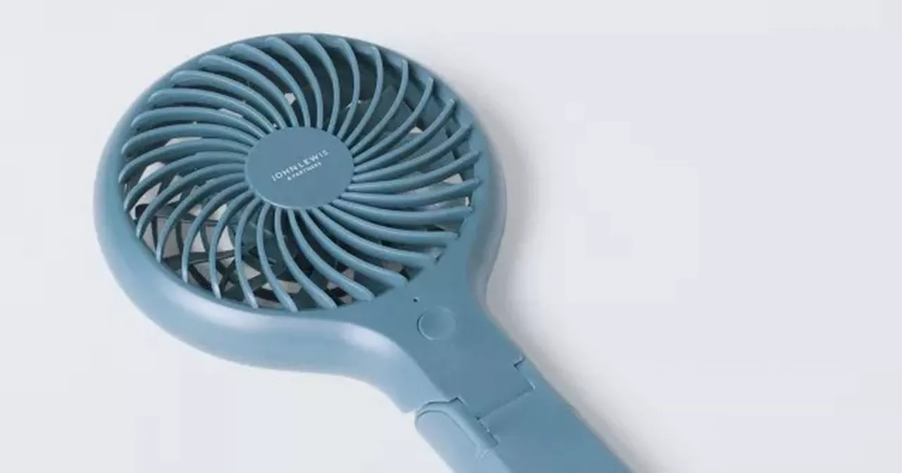 'Brilliant' £12 hand fan John Lewis shoppers say is a 'lifesaver in the heat'