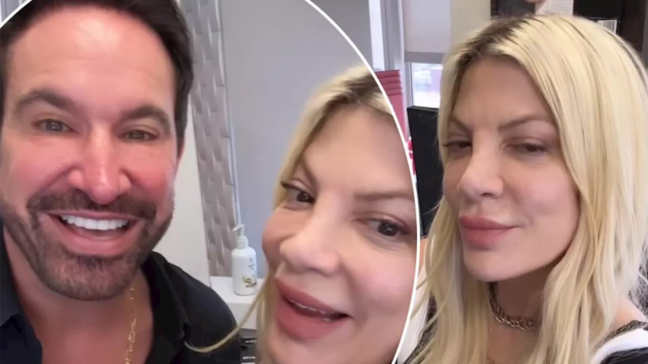 Tori Spelling gets her teeth done by celebrity dentist Dr. Kevin Sands