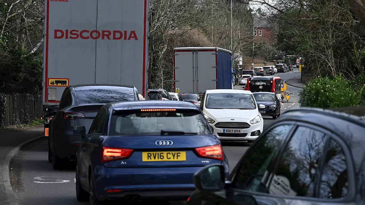 M25 drivers face miles of jams as motorway closes for four days with motorists warned to pack extra...