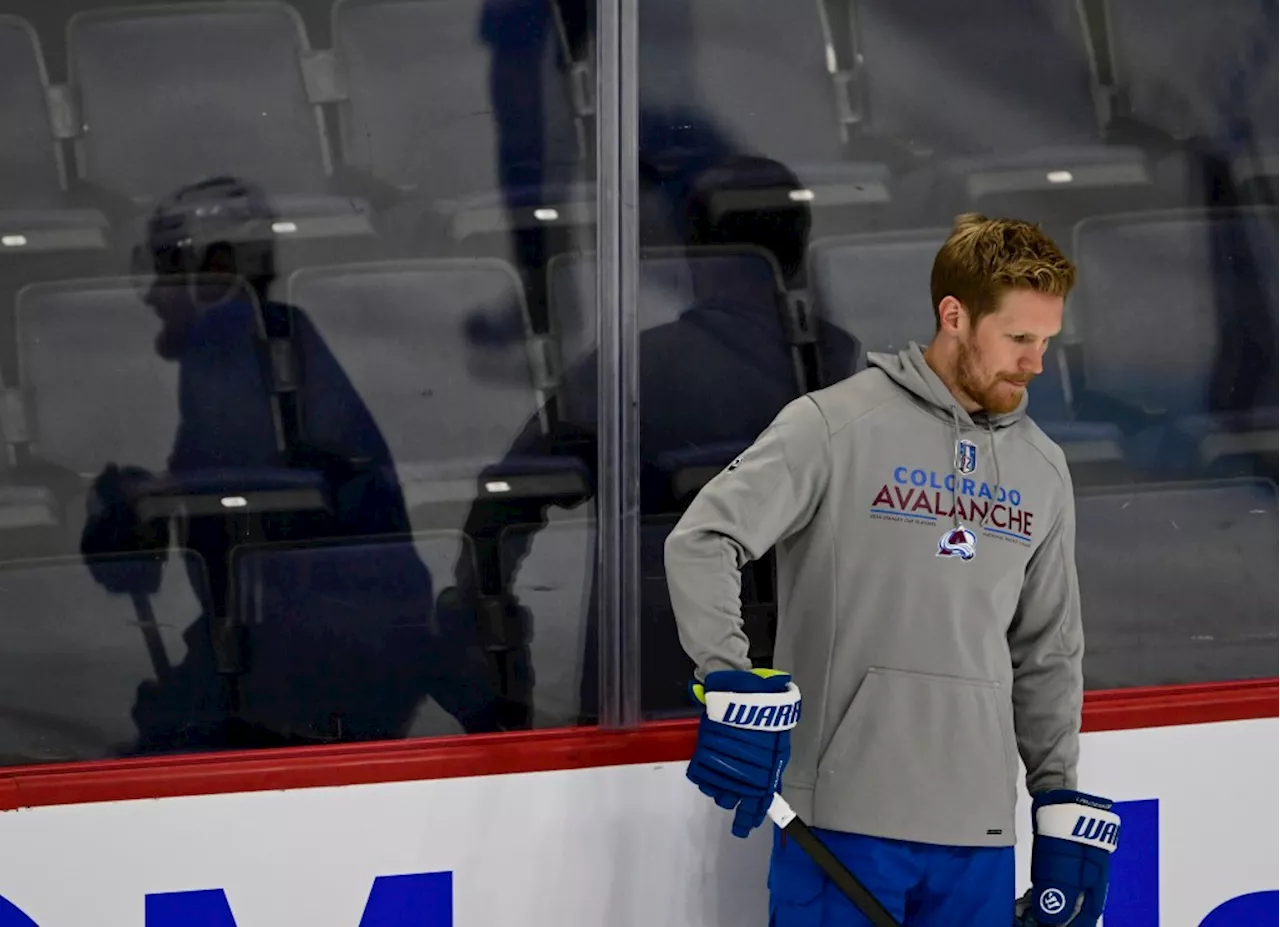 One year removed from cartilage transplant surgery, Avalanche captain Gabe Landeskog has more work left before potential return