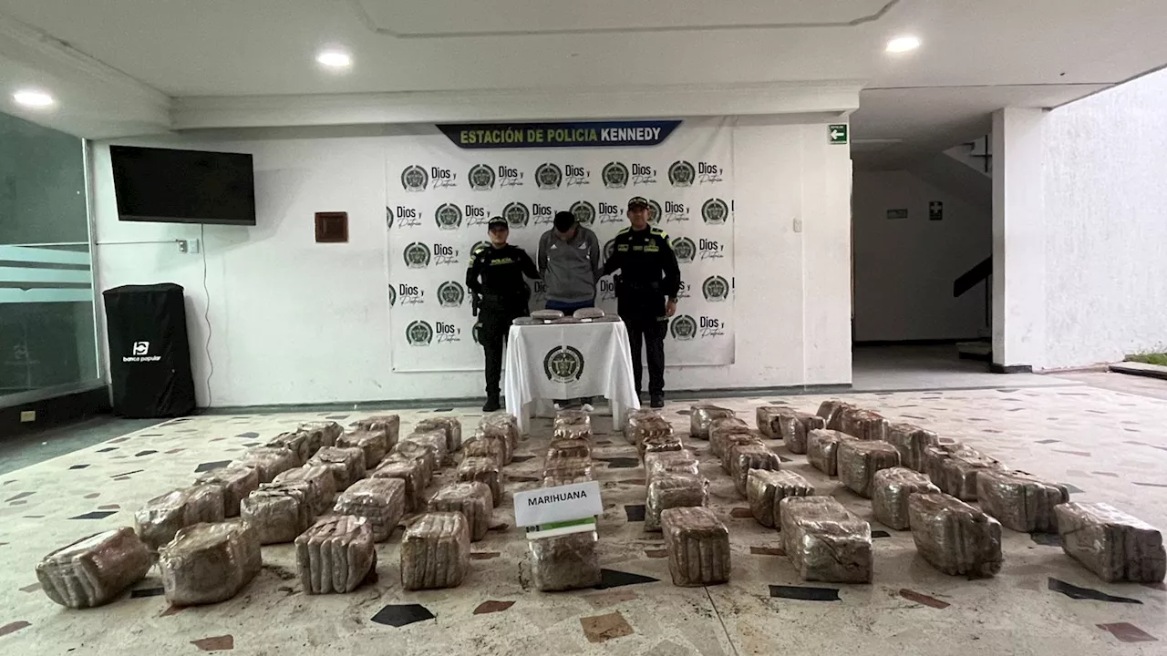 Hallan más de 100 kilos de marihuana en la localidad de Kennedy