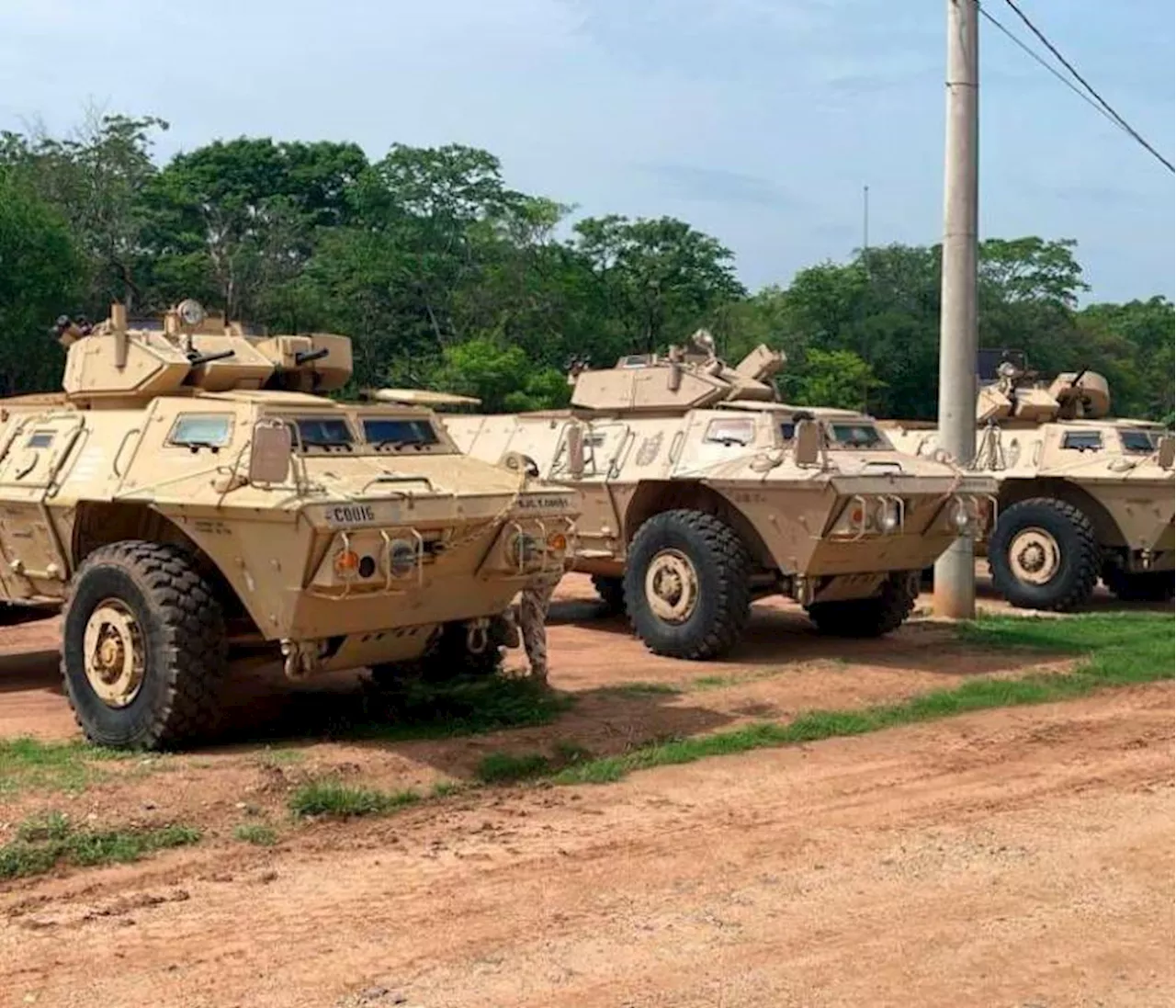 Llegan vehículos blindados al sur de Bolívar para garantizar la seguridad