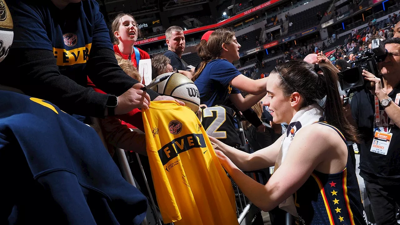 Fever's Caitlin Clark draws in record crowd for Indiana debut: 'Pretty unheard of'