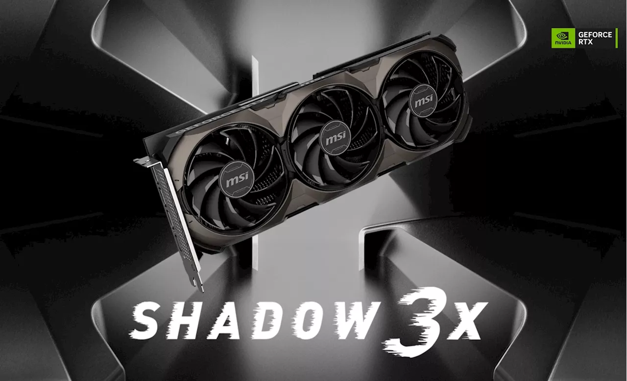 MSI Launches the RTX 4070 Ti SUPER Shadow 3X Graphics Card with 16GB of DDR6X Memory