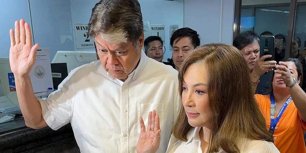 Sharon Cuneta at Kiko Pangilinan, sinampahan ng reklamong cyber libel si Cristy Fermin