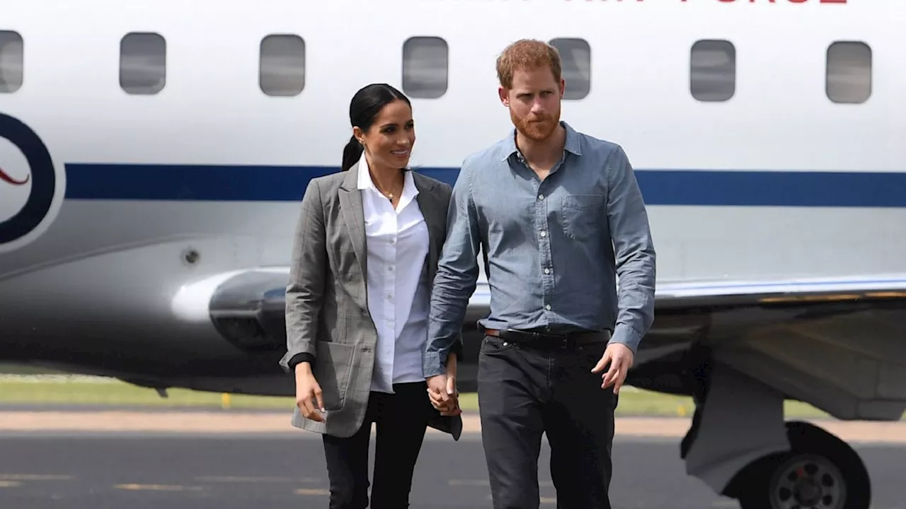 Prince Harry and Meghan Markle touch down in Nigeria after secret reunion in London