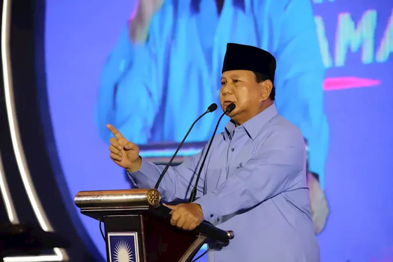 Prabowo: Yang Tidak Mau Diajak Kerja Sama Tidak Apa-apa, Silakan jadi Penonton yang Baik