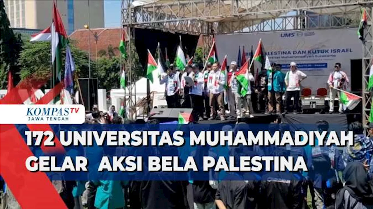 172 Universitas Muhammadiyah Gelar Aksi Bela Palestina