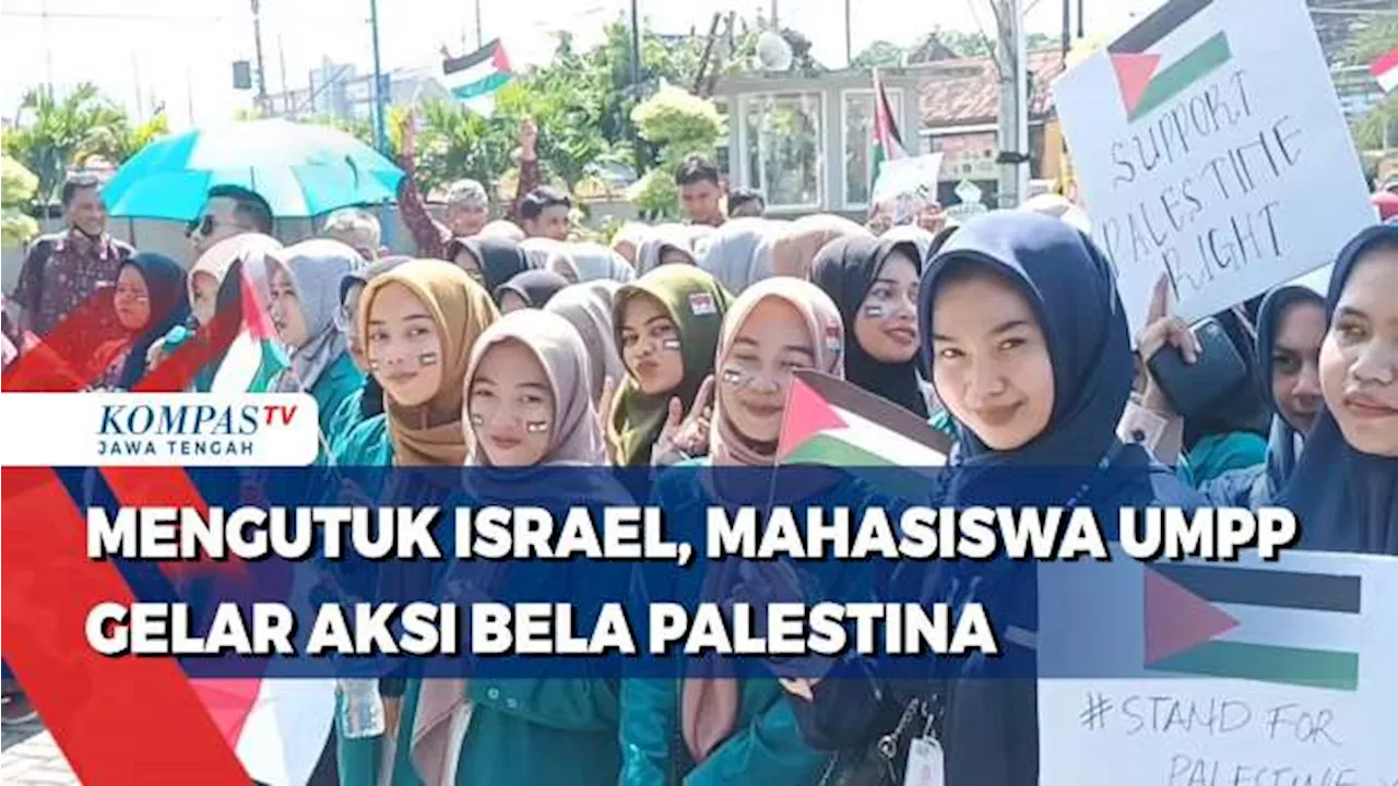 Mengutuk Israel, Mahasiswa UMPP Gelar Aksi Bela Palestina