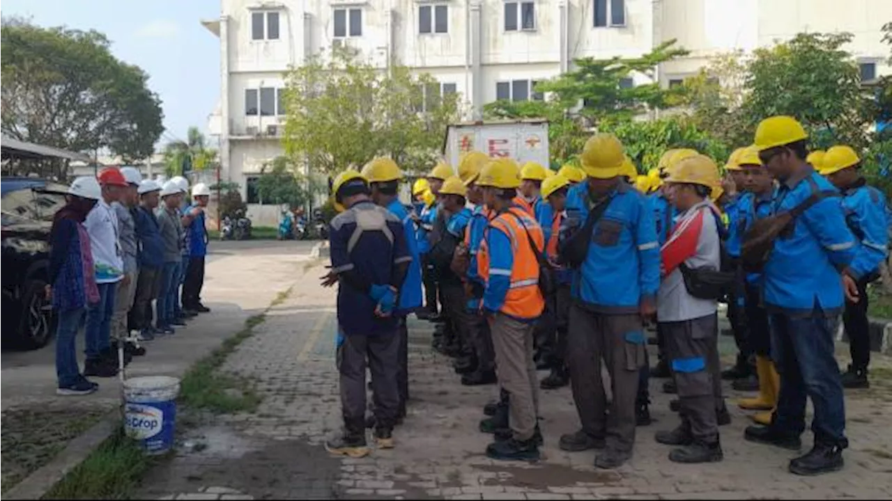 Menjaga Jaringan Listrik Tetap Andal, PLN ULP Ampera Lakukan Pemangkasan Ranting Pohon