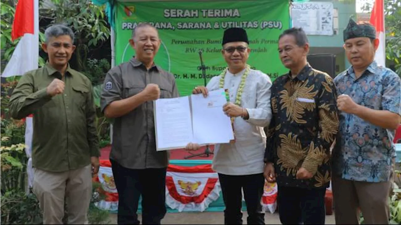 PSU Diserahterimakan, Bupati Bandung Sebut PSPKB Sebesar Rp100 Juta Per RW Sudah Bisa Dimanfaatkan