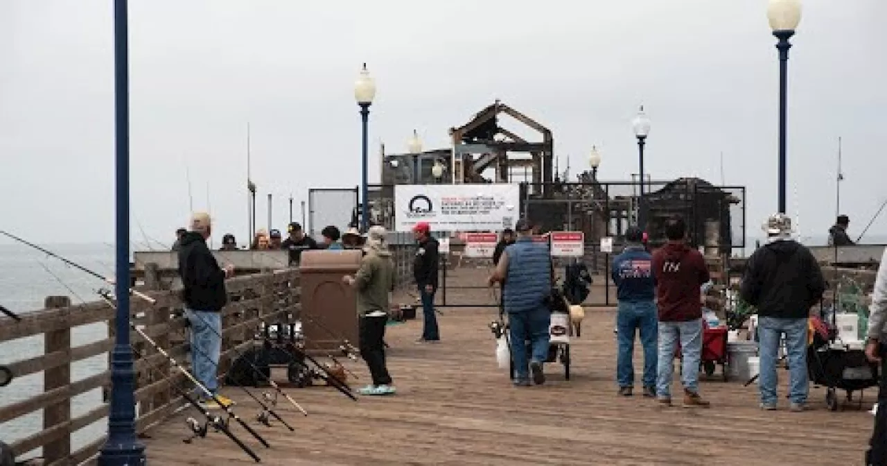 Locals, fishermen celebrate reopening of Oceanside Pier