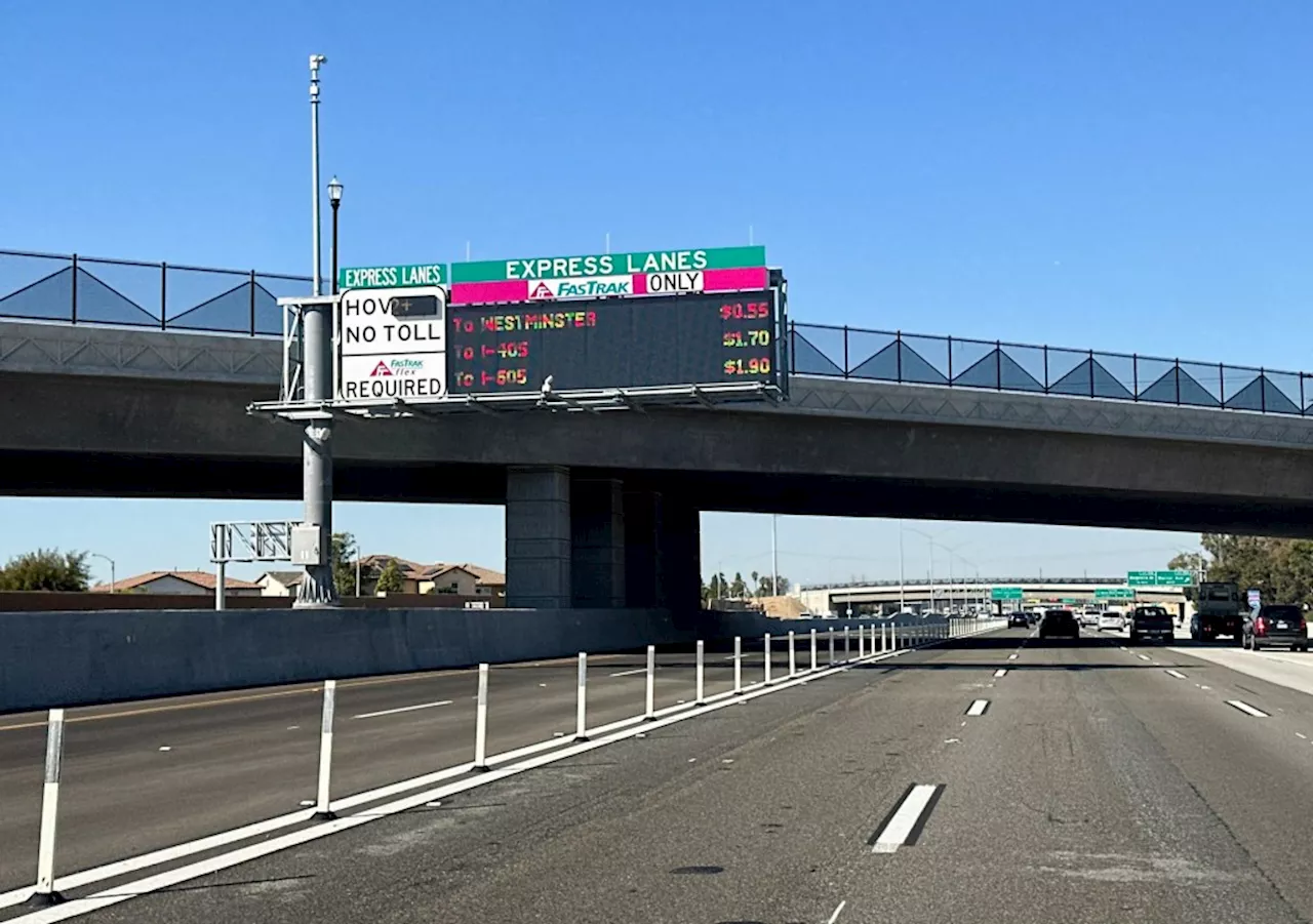 A 405 Express Lanes sign might be confusing to some