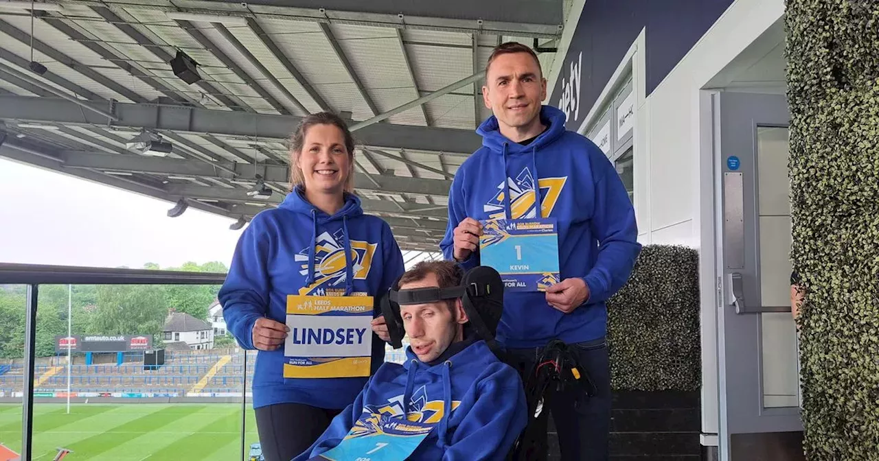 Rob Burrow sends heartfelt message to Leeds Marathon runners